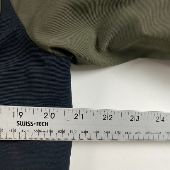 RLX Ralph Lauren McKinley Jacket Mens Medium Olive Green Black Nylon - Picture 12 of 13